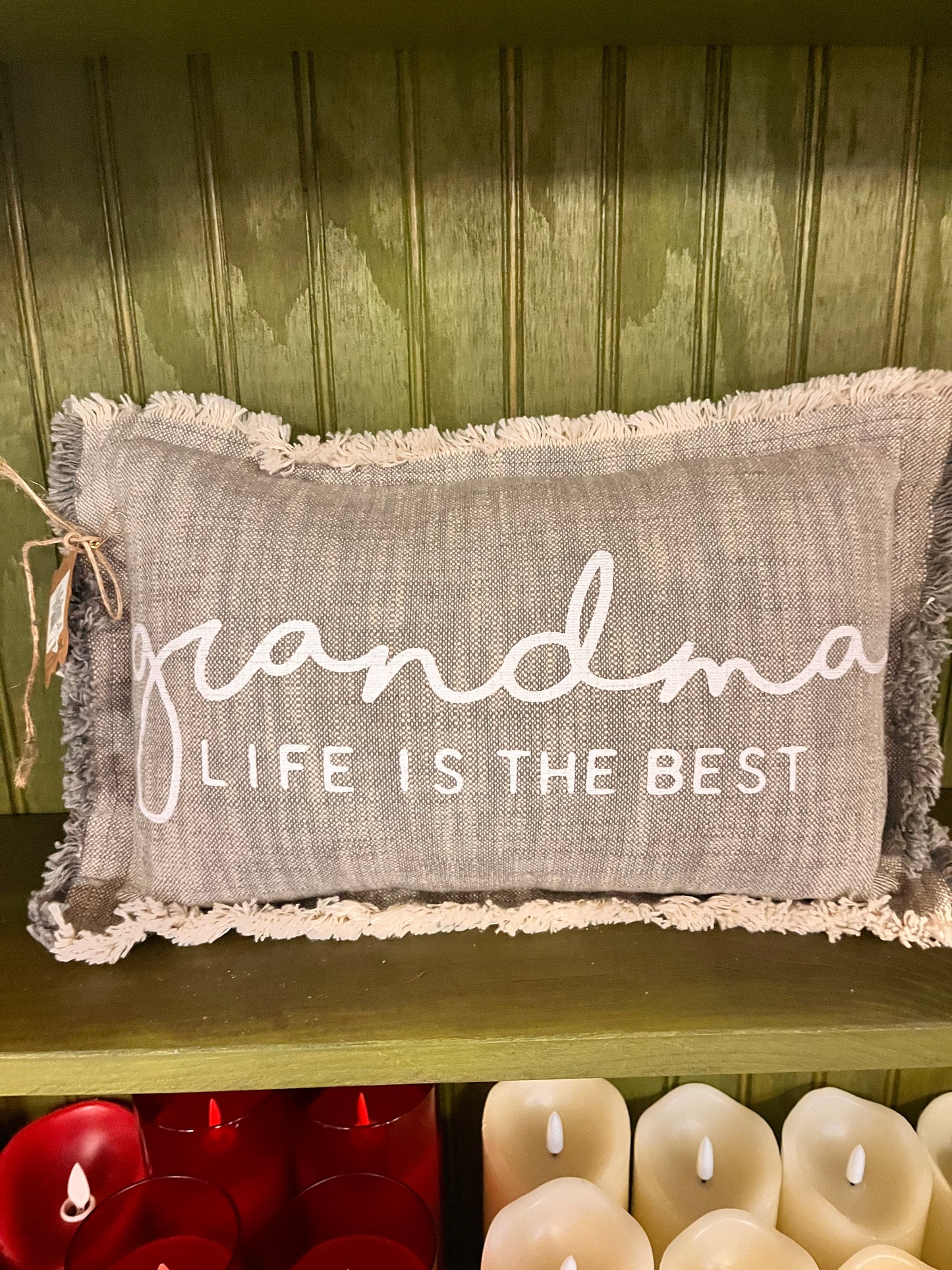 Mudpie Grandma Pillow
