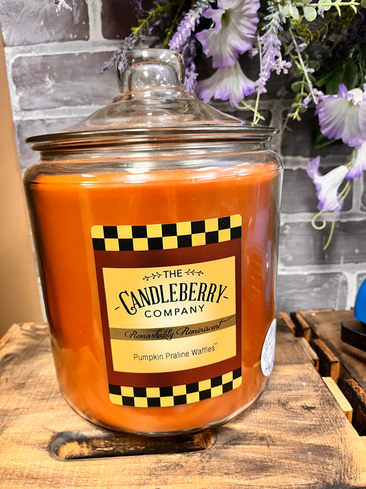 CANDLEBERRY cookie jar candle