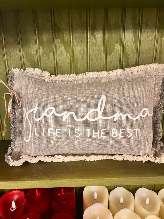 Mudpie Grandma Pillow