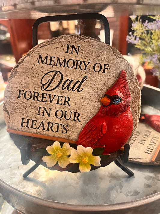 Dad memory stone